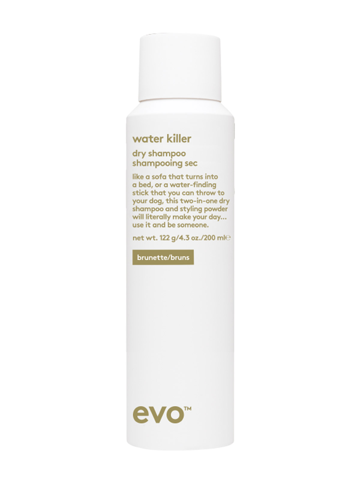 EVO Water Killer Dry Shampoo Brunette