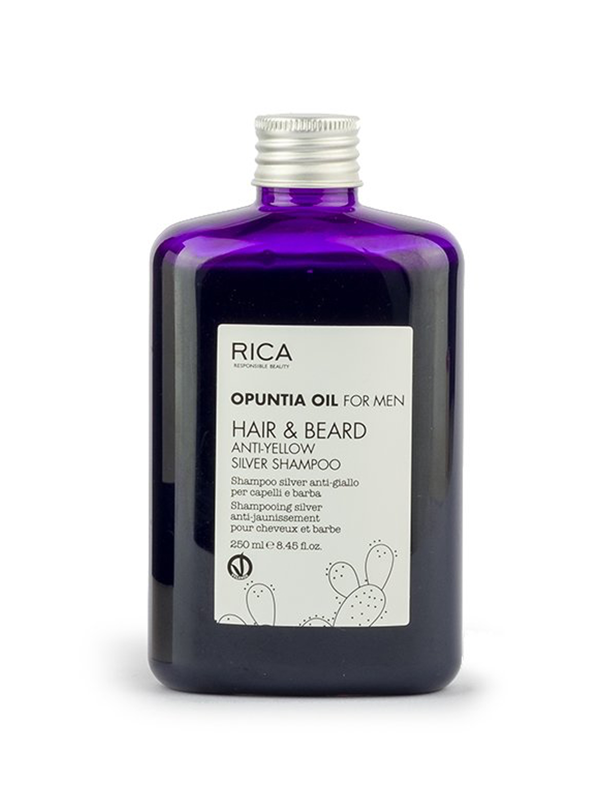 Rica Hair & Beard Anti-yellow Silver Shampoo